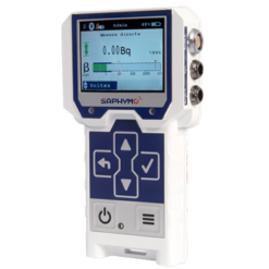 SaphyRAD radiation contamination meter